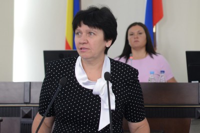 Захотела заместителя председатель КСП г. Шахты Галина Аверкина