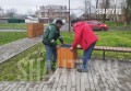 Житель города Шахты отремонтировал за свой счет 15 мусорных урн