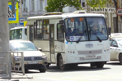 В Шахтах автобусы и маршрутки перевезли за месяц миллион пассажиров