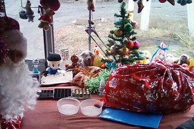 Вот так надо встречать Новый год в г. Шахты — водитель украсил автобус