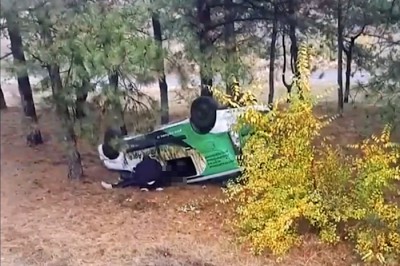 Lada вылетела в кювет и перевернулась на трассе Азов — Ростов: пострадала девушка