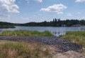 Из пруда в Шахтах пожарные машины могут пополнять запас воды