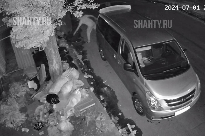 Выгрузил автопокрышки в Шахтах на улице Садовой и попался