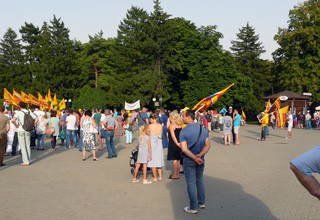 Митинг в г. Шахты численностью 150 человек собрали справедливороссы