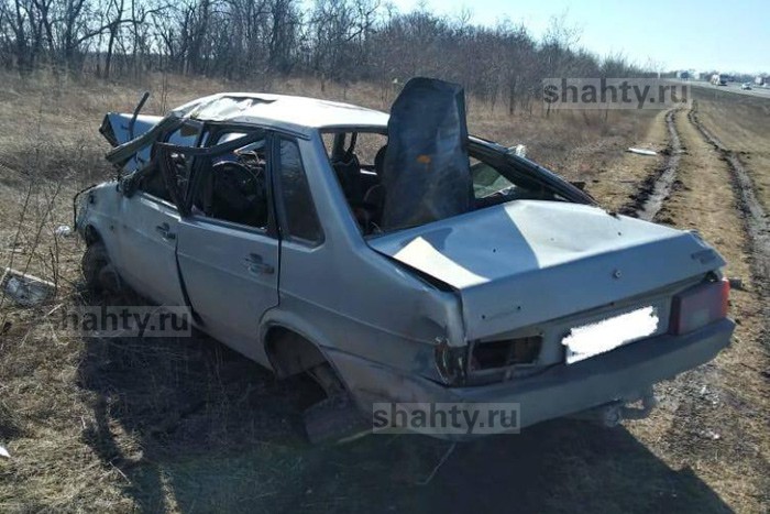 Пассажирка вылетела из перевернувшегося ВАЗа на трассе М-4 «Дон»