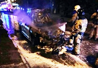 KIA Optima сбила насмерть 14-летнего подростка на скутере [Видео]