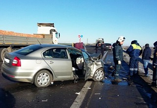 В страшной аварии на трассе М-4 под г. Шахты погибли младенец и трое взрослых