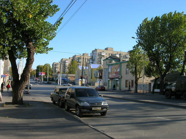 Перекресток ул. Чернокозова с ул. Советской