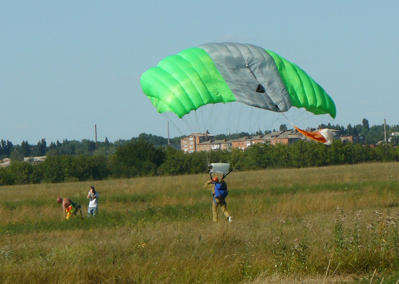 ШАРЗ РОСТО, авиашоу, приземление