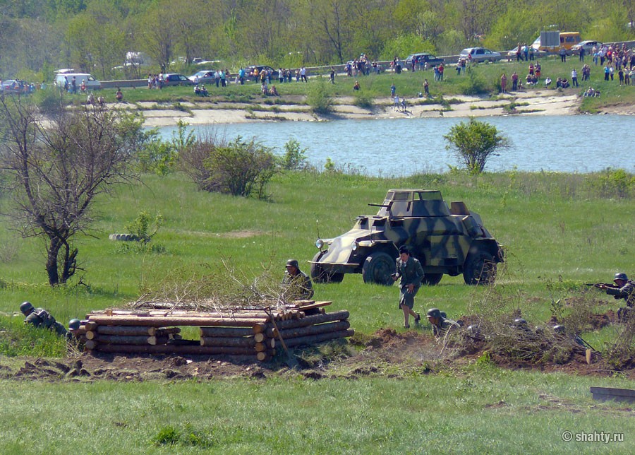 События 1941, 1942 и 1943 годов, военно-историческая реконструкция в г. Шахты