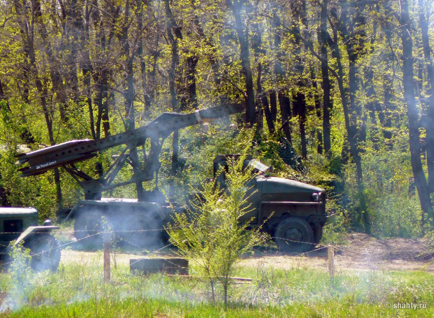 3 мая 2013 г., военно-историческая реконструкция в Шахтах, «Катюша»