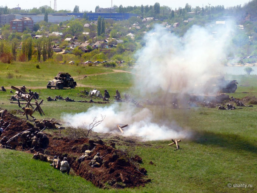 Праздник на военно-историческую тему в Шахтах