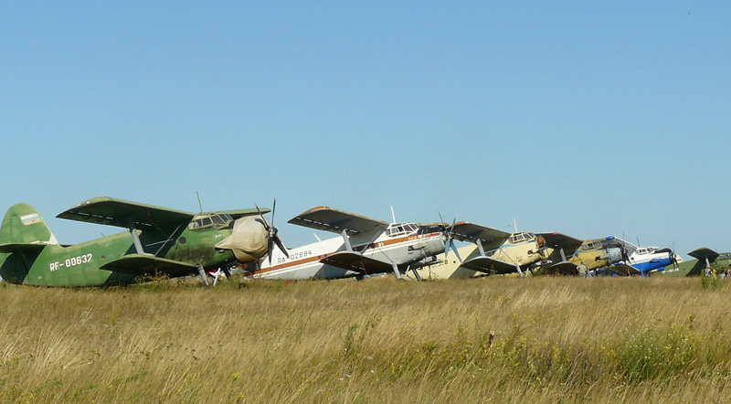 Ан-2 ремонтируются на заводе в г. Шахты