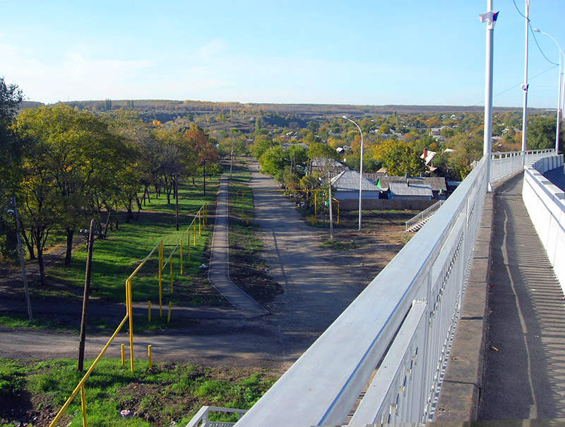 Улица Советская, вид с моста