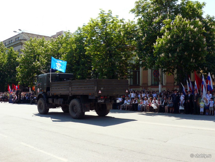 Парад ко Дню Победы, г. Шахты
