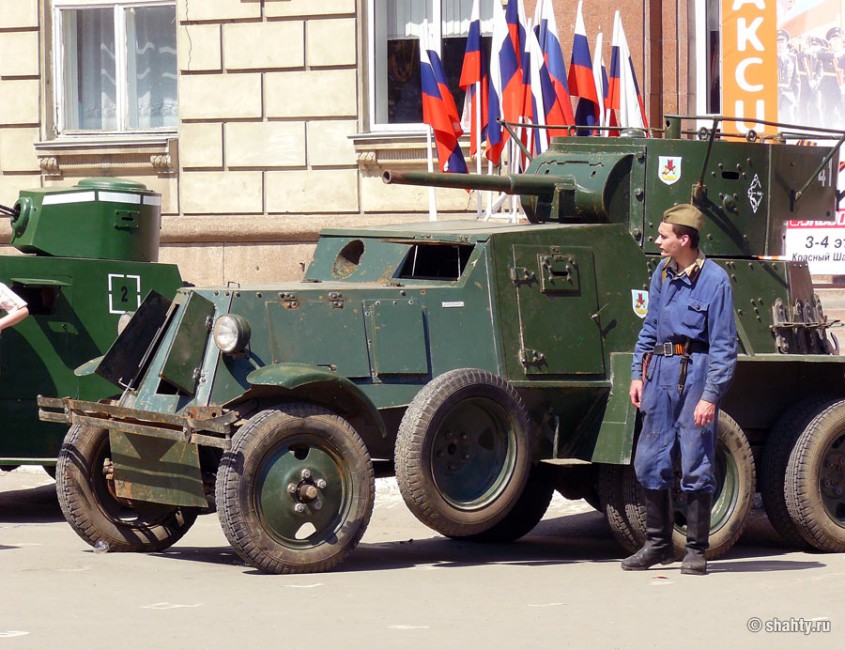 Бронеавтомобиль БА-6, г. Шахты