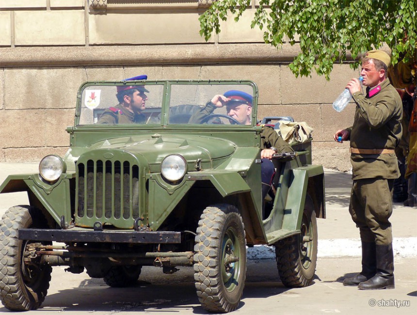 ГАЗ-67б, военная техника 5 мая 2012 г. в городе Шахты