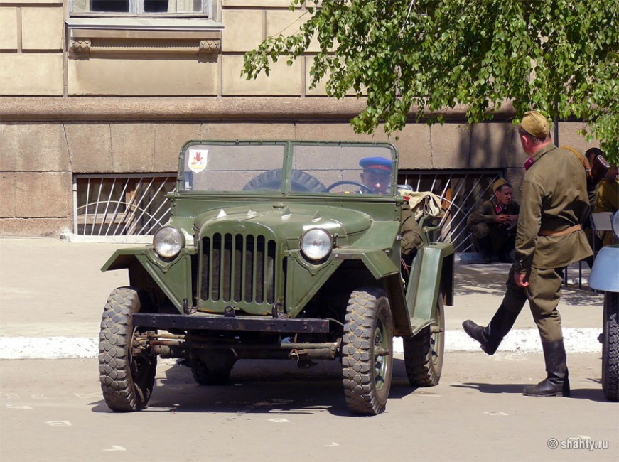 ГАЗ-67б 5 мая 2012 г. в городе Шахты